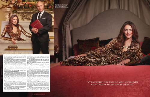 Elizabeth Hurley in Hello Magazine, September 2025 5