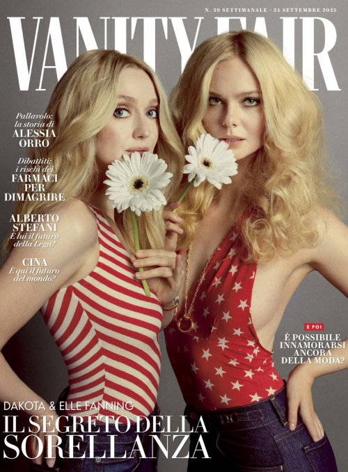 Elle & Dakota Fanning in Vanity Fair Magazine, October 2025 1