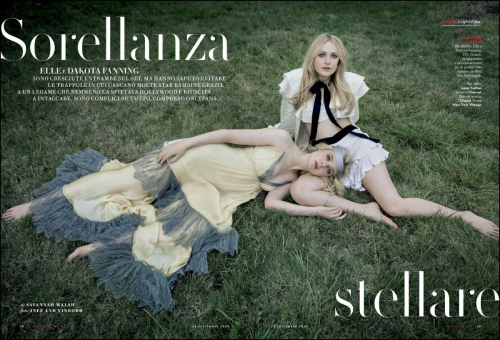 Elle & Dakota Fanning in Vanity Fair Magazine, October 2025 2