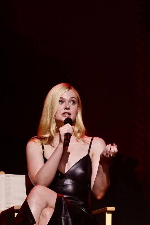 Elle Fanning at Predator Badlands Presentation Comic Con Malaga, September 2025 6