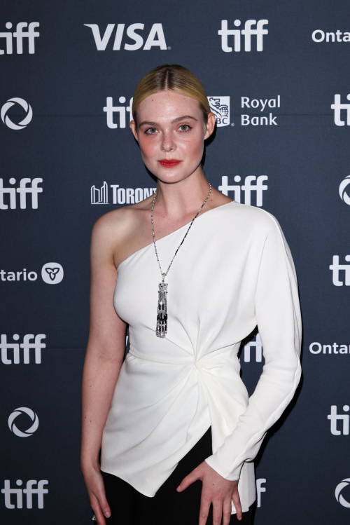 Elle Fanning at Sentimental Value premiere TIFF, September 2025