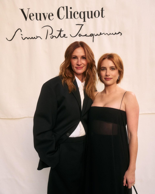 Emma and Julia Roberts at Jacquemus Veuve Clicquot Event, Sep 2025