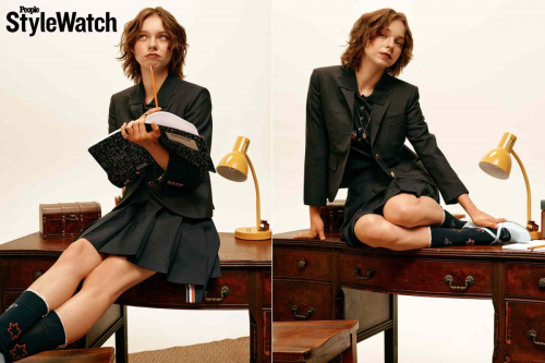 Emma Myers fashion shoot for People StyleWatch, September 2025 6