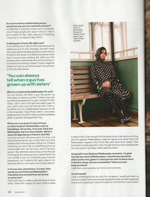 Emma Myers in Cosmopolitan UK, October/November 2025 2