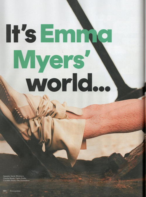 Emma Myers in Cosmopolitan UK, October/November 2025 5