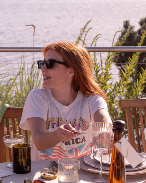 Emma Roberts at The Surf Lodge ANOTR Montauk, August 2025 3
