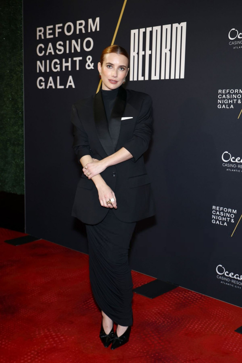 Emma Roberts Michael Rubin casino night, September 2025 4