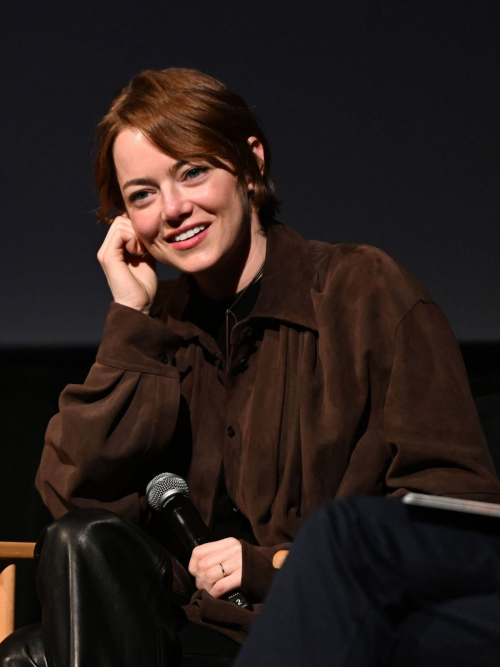 Emma Stone at a panel Telluride Film Festival, August 2025