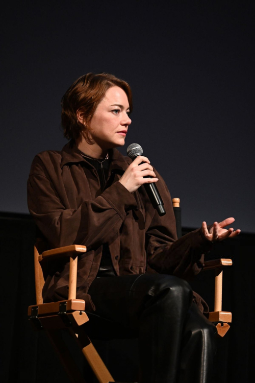 Emma Stone at a panel Telluride Film Festival, August 2025 5