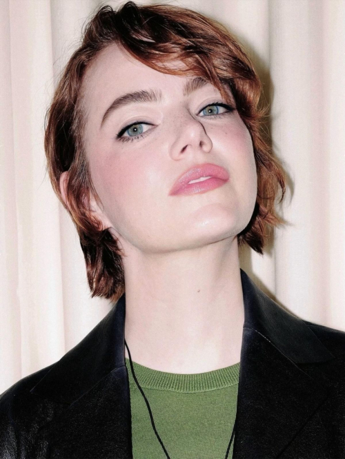 Emma Stone Bugonia press photoshoot NYC, September 2025