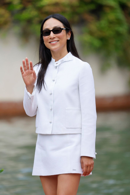 Greta Lee Arrives at Hotel Excelsior in Venice, August 2025 5