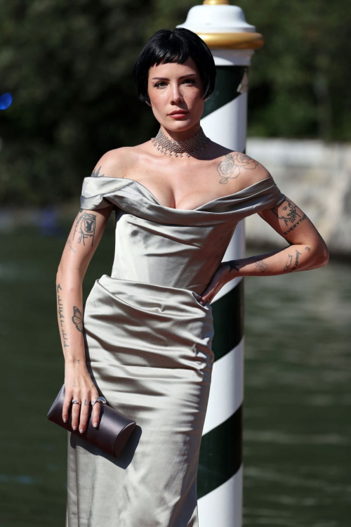 Halsey arrives at Hotel Excelsior Venice Film Festival, September 2025 1