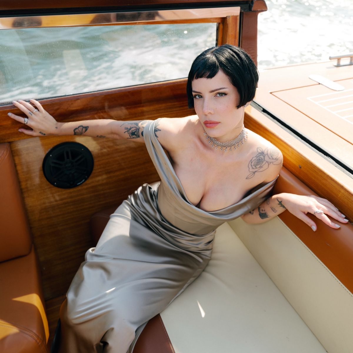 Halsey at a Photoshoot – Venice Film Festival 2025