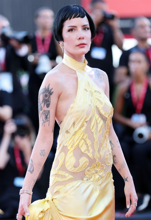 Halsey at The Smashing Machine premiere Venice, September 2025