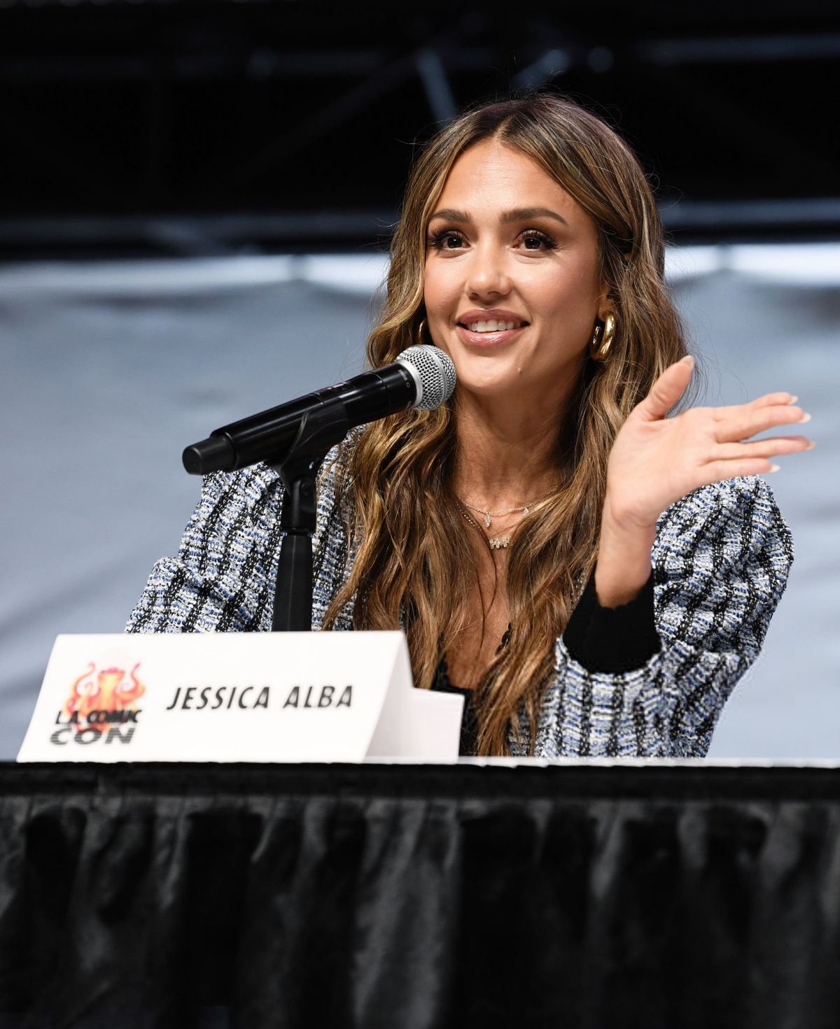 Jessica Alba at Lucas Museum of Narrative Art Panel Los Angeles Comic Con, September 2025