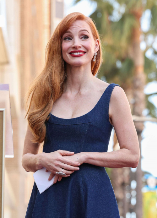 Jessica Chastain at Hollywood Walk of Fame ceremony, September 2025 2