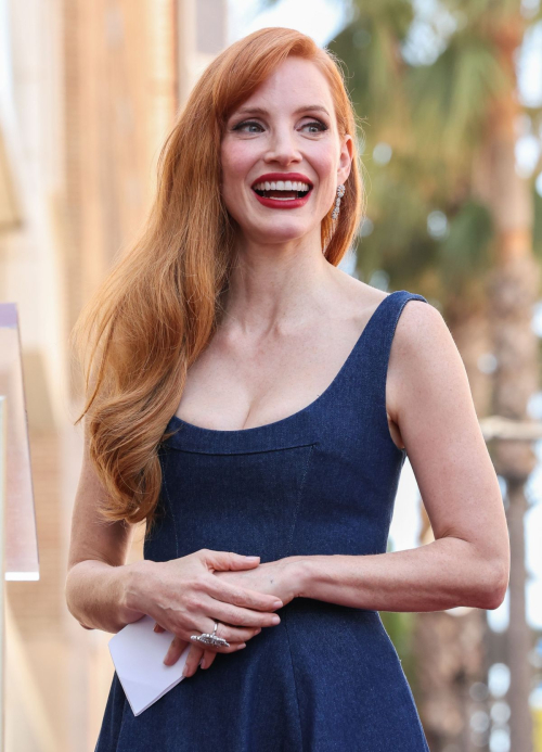 Jessica Chastain at Hollywood Walk of Fame ceremony, September 2025 3