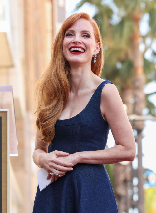 Jessica Chastain at Hollywood Walk of Fame ceremony, September 2025 5