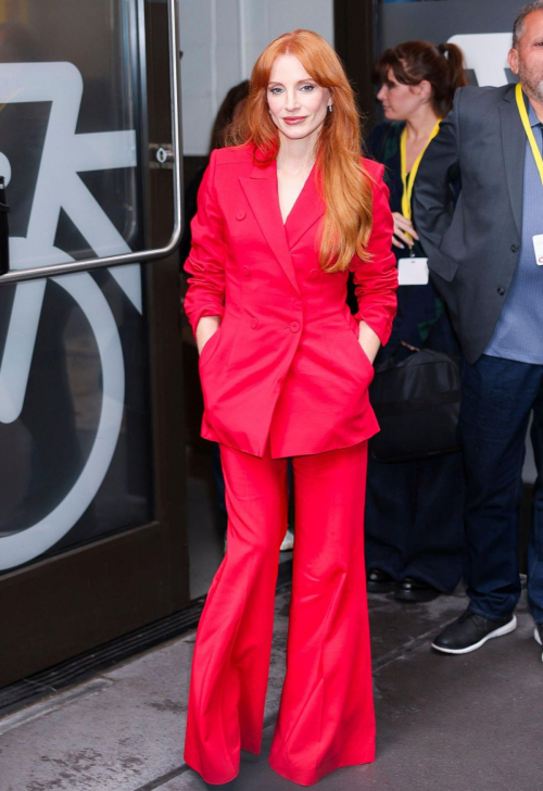 Jessica Chastain Live with Kelly Mark, September 2025