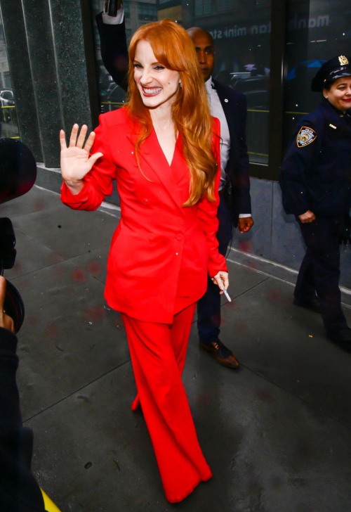 Jessica Chastain Live with Kelly Mark, September 2025 2