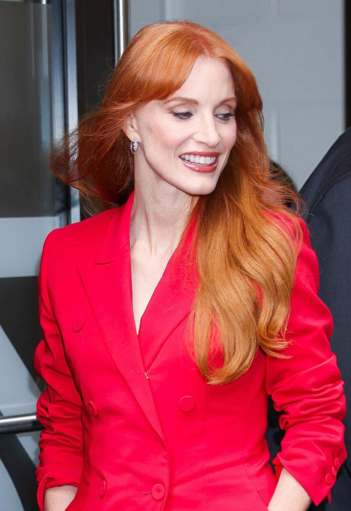 Jessica Chastain Live with Kelly Mark, September 2025 5