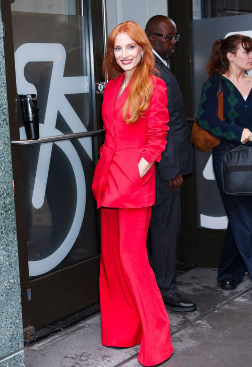 Jessica Chastain Live with Kelly Mark, September 2025 6
