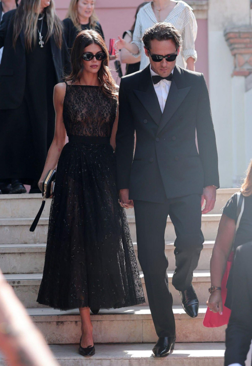 Kaia Gerber and Lewis Pullman at Testament of Ann Lee Venice, September 2025 2
