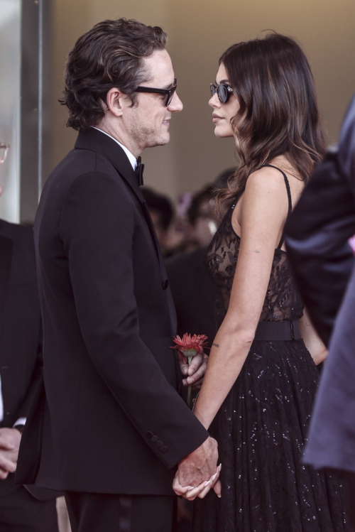 Kaia Gerber and Lewis Pullman at Testament of Ann Lee Venice, September 2025 4