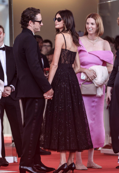 Kaia Gerber and Lewis Pullman at Testament of Ann Lee Venice, September 2025 6