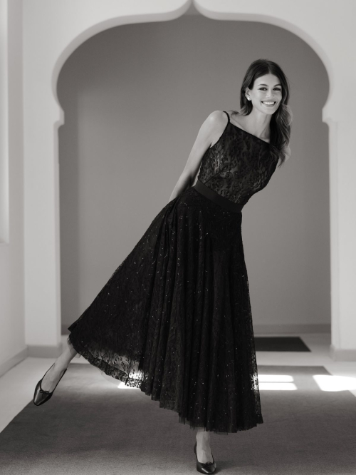 Kaia Gerber Black & White Photoshoot Venice, Sep 2025 1