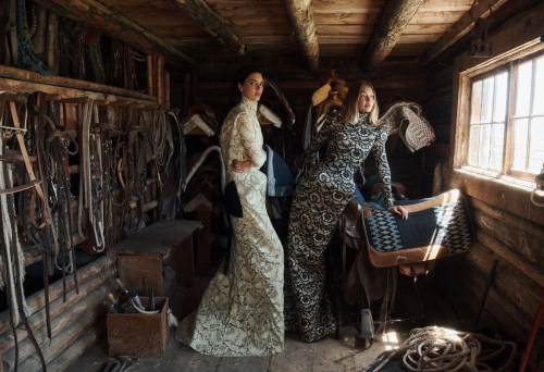 Kendall Jenner and Gigi Hadid for Vogue, Oct 2025 8
