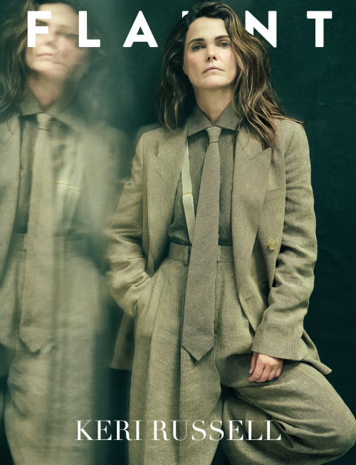 Keri Russell for Flaunt Magazine, September 2024