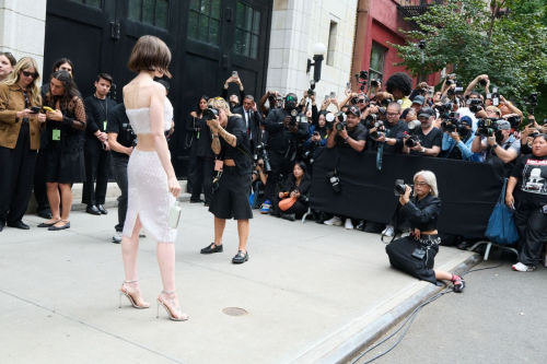 Lily Collins at Calvin Klein Vogue show, September 2025 3