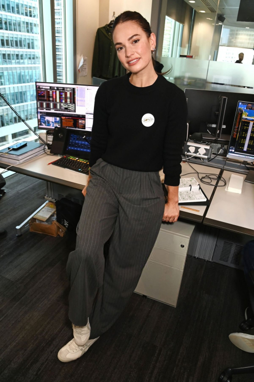 Lily James at BGC Charity Day London, Sep 2025 2