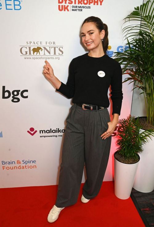 Lily James at BGC Charity Day London, Sep 2025 4