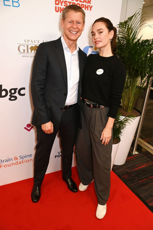 Lily James at BGC Charity Day London, Sep 2025 5