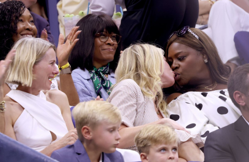 Naomi Watts Chelsea Handler Retta at US Open, September 2025