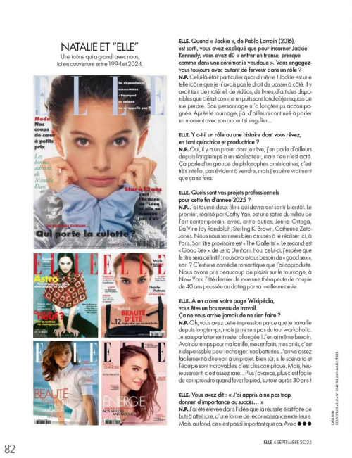 Natalie Portman in Elle France, September 2025 11
