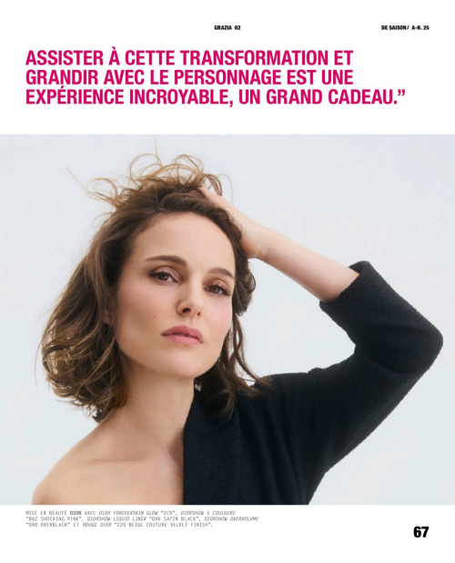 Natalie Portman in Grazia France, Autumn/Winter 2025 1
