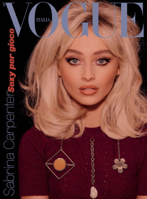 Sabrina Carpenter in Vogue Italy, October 2025