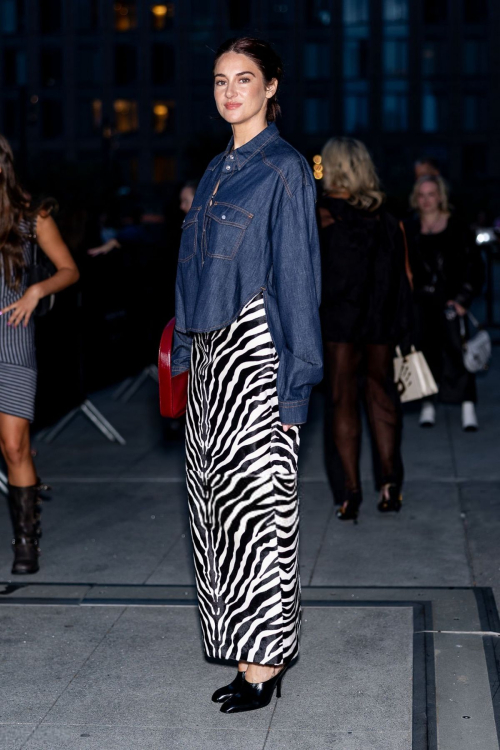 Shailene Woodley at Khaite NYFW show, September 2025 2