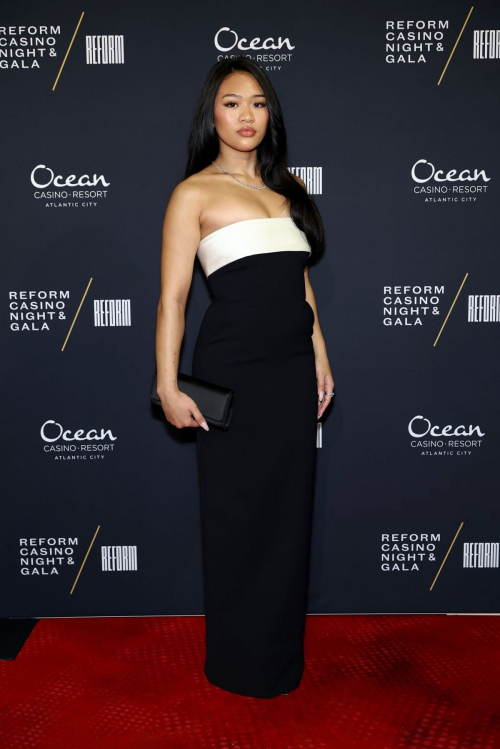 Sunisa Lee at Michael Rubin casino night, September 2025