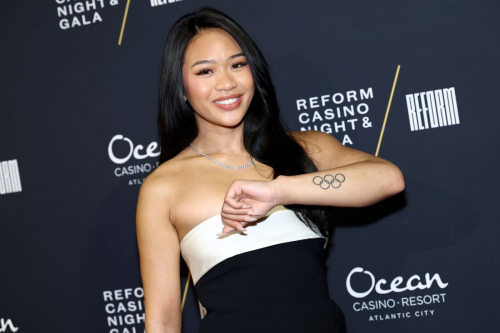 Sunisa Lee at Michael Rubin casino night, September 2025 2