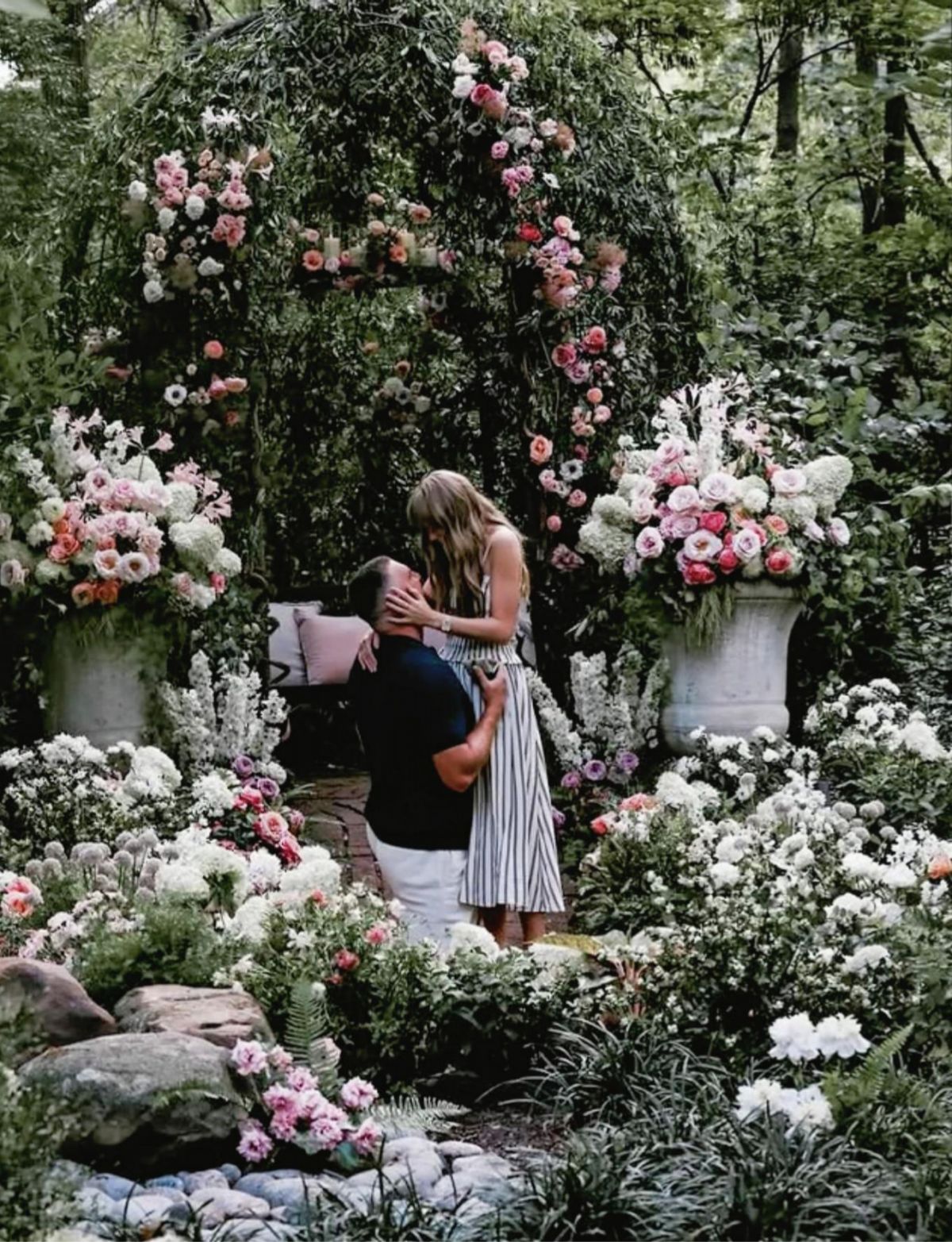 Taylor Swift and Travis Kelce in Hello Magazine, September 2025