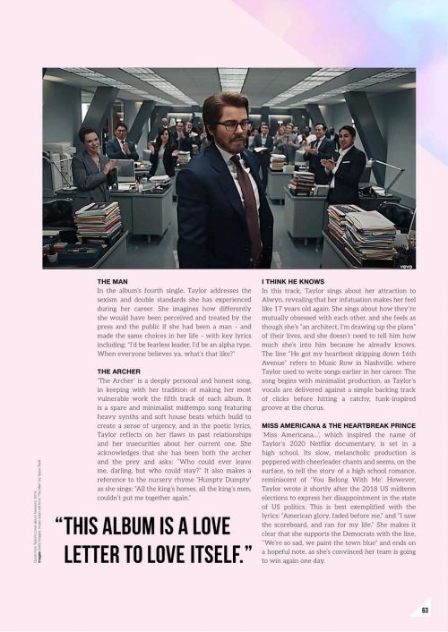 Taylor Swift The Fanbook 9th Edition, September 2025 62