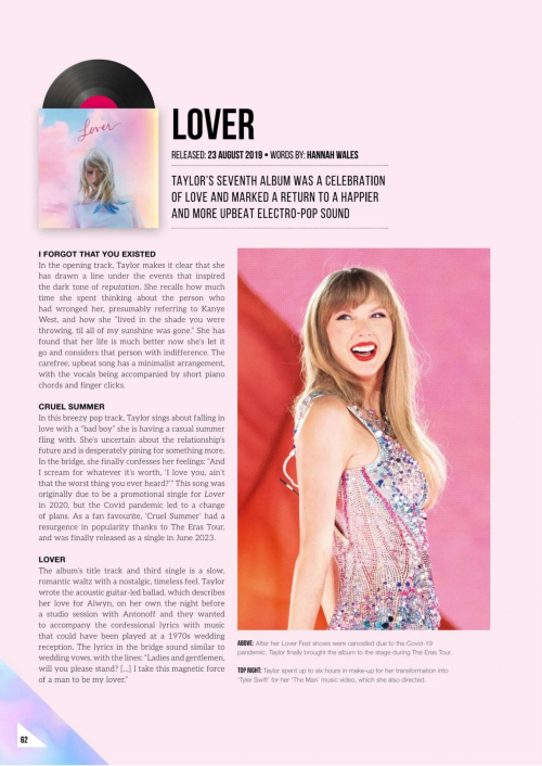 Taylor Swift The Fanbook 9th Edition, September 2025 63
