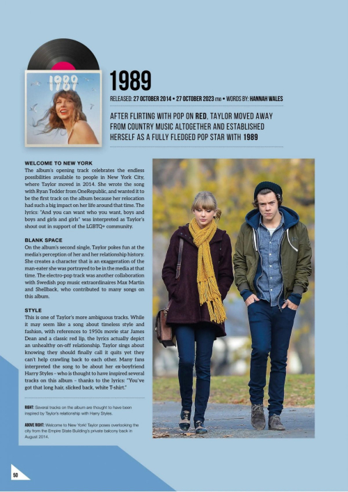 Taylor Swift The Fanbook 9th Edition, September 2025 70