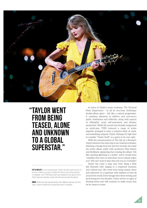 Taylor Swift The Fanbook 9th Edition, September 2025 86