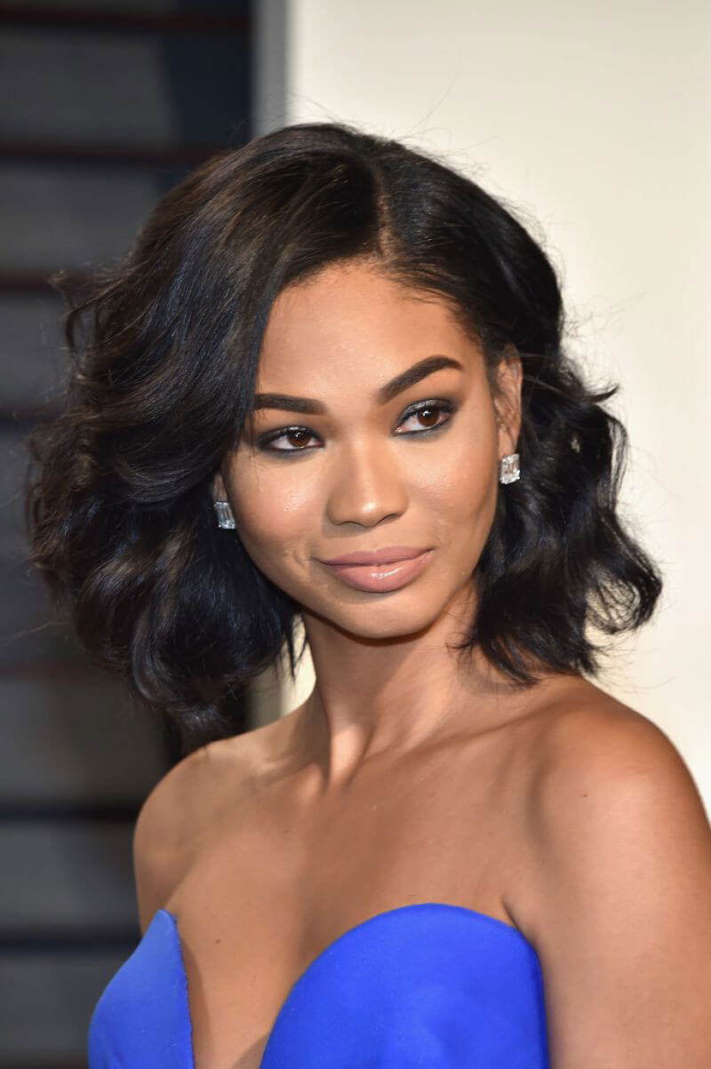 Chanel Iman Stills at 2017 Vanity Fair Oscar Party in Beverly Hills