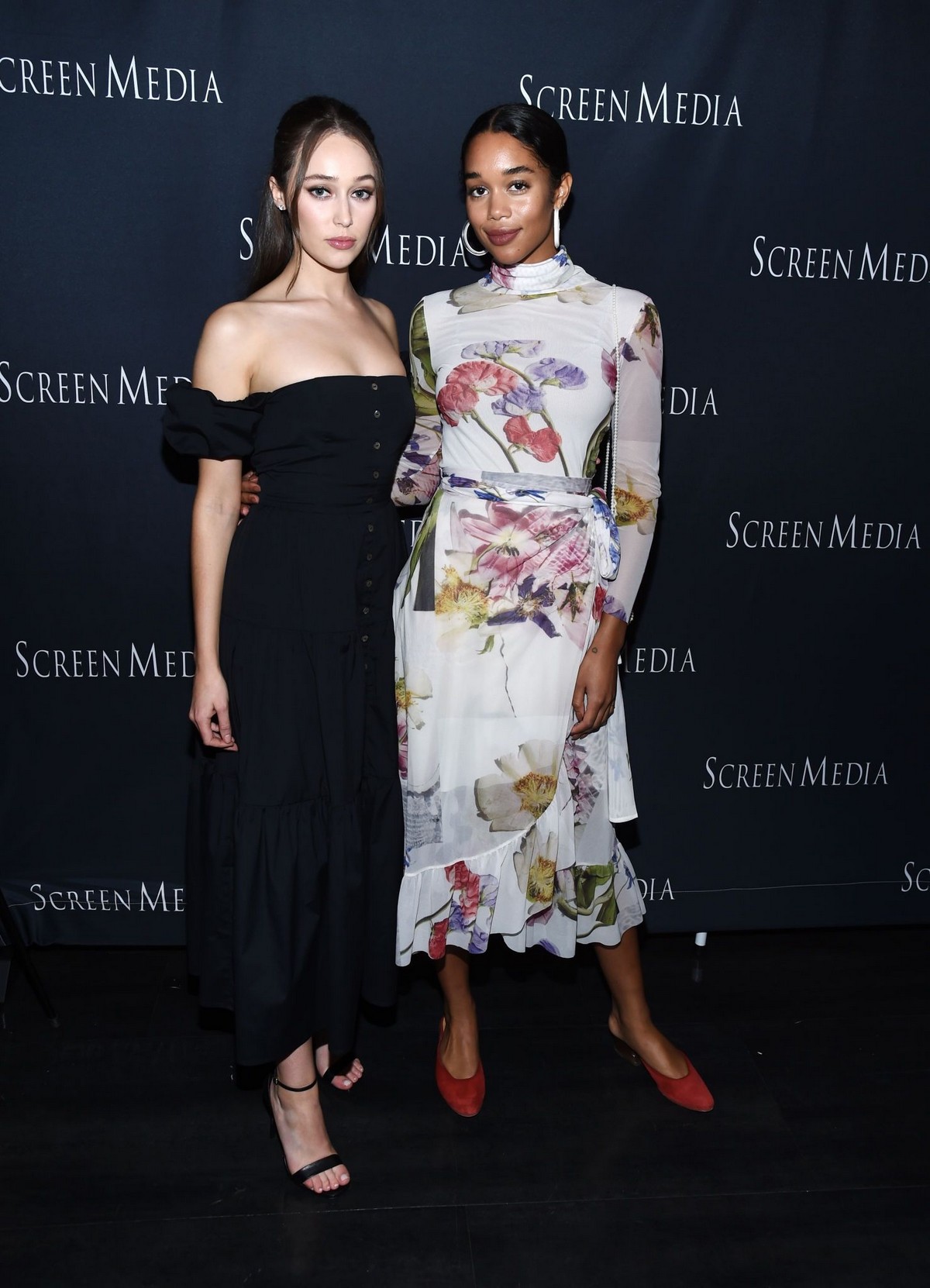 Laura Harrier and Alycia Debnam-Carey at Screening of “A Violent